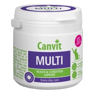 Canvit Multi for Cats – supliment cu vitamine pentru pisici adulte recomandat in perioada de lactatie sau gestatie, 100g