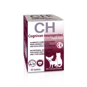 Cognivan Neuroprotec – supliment pentru sustinerea functiei cogntive la caini de talie mica si pisici, 60 comprimate