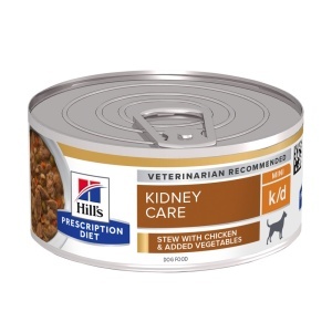 Hill's PD k/d – Hrana umeda cu pui și legume pentru suport renal 156g