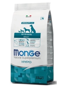 Monge D Super Premium Adult Hypo Salmon & Tuna - Hrana uscata hipoalergenica superpremium cu Somon si Ton pentru caini adulti