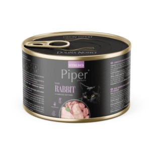 Piper – Hrana umeda cu iepure pentru pisici adulte sterilizate