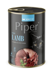 Piper Cat – Hrana umeda cu miel pentru pisici adulte - Img 2