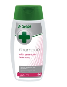 Sampon dermatologic cu Sulfura de Seleniu – pentru caini cu afectiuni cutanate