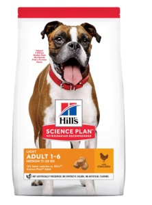 SP CANINE ADULT LIGHT MED CHK - Hrana uscata pentru caini adulti cu necesar caloric redus (1–6 ani)