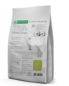 Superior Care White Dogs Grain Free Small&Mini Breeds Junior cu Peste Alb - Hrana uscata completa Super Premium pentru caini juniori de talie mica (1–10 kg), cu blana alba - Img 2