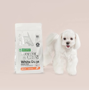 Superior Care White Dogs Small&Mini Breeds Adult Grain Free cu Somon - Hrana uscata completa super premium pentru cainii adulti de talie mica (1–10 kg) cu blana alba - Img 9