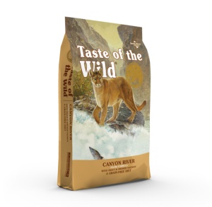 Taste of the Wild Canyon River - Hrana uscata completa Super Premium cu somon afumat pentru pisici de toate varstele si taliile