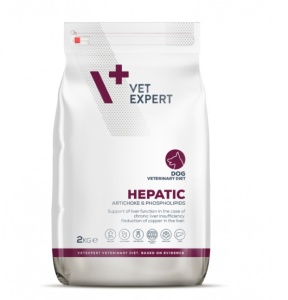 VetExpert - Dieta Veterinara Hepatic Dog, 2kg