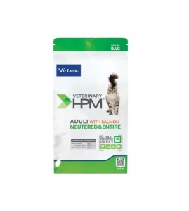 7kg Virbac HPM Adult Neutered + Entire Cat cu Somon – Hrana uscata pentru pisici adulte sterilizate sau nesterilizate