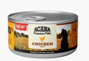 Acana Cat Premium Pate Chicken – Hrana umeda completa tip pateu pentru pisici adulte, 85g