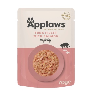 Applaws Cat Adult – File Ton si Somon in Aspic, hrana umeda complementara, 70g