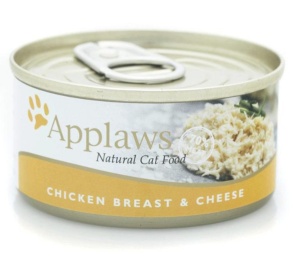 Applaws Pisica Adult – Piept de Pui si Branza, hrana umeda completa, 70g