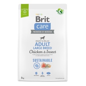 Brit Care Dog Sustainable Adult Large Breed - Hrana uscata cu pui si proteina de insecte pentru caini adulti de talie mare (peste 25kg) - Img 2