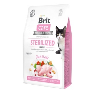 Brit Care GF Cat Sterilized Sensitive - Hrana uscata fara cereale cu iepure pentru pisici sterilizate cu digestie sensibila - Img 2