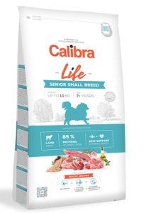 Calibra Dog Life Senior Small Breed Lamb - Hrana uscata cu miel pentru caini seniori de talie mica