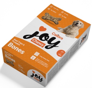 Calibra Joy Dog Chewy Beef Tripe & Pumpkin Bones -Recompensa pentru caini, 720 g