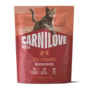 Carnilove Active Cat Dry Beef & Venison Sterilised Adult All Breeds – Hrana uscata pentru pisici adulte sterilizate, cu vita si vanat - Img 2