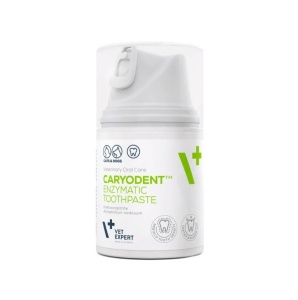 Caryodent Enzymatic Toothpaste – Pasta de dinti pentru caini si pisici, 50 ml