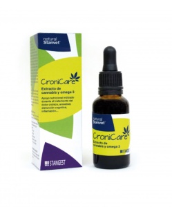 Cronicare - Ulei natural cu cannabidiol (CBD) si Omega 3 pentru caini si pisici, 30ml
