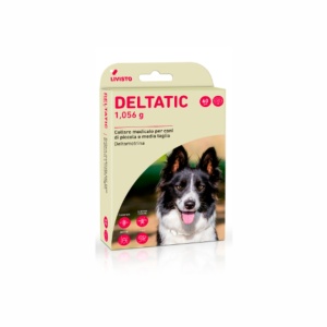 Deltatic 60 cm - Zgarda antiparazitara pentru caini de talie mica si medie