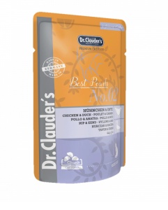 Dr. Clauder's Cat – Hrana umeda completa cu pui si rata pentru pisici adulte 100g