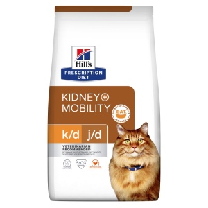 Hill's PD k/d + Mobility – Hrana cu pui dietetica pentru suport renal si articular