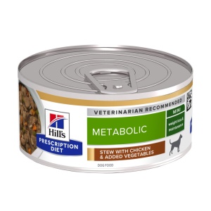 Hill's PD Metabolic – Hrana umeda cu pui și legume pentru controlul greutatii 156g