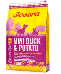 Josera Mini Duck & Potato - Hrana uscata cu rata fara cereale pentru caini adulti de talie mica - Img 2