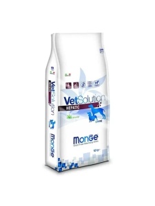 Monge Vetsolution Hepatic - Hrana uscata dietetica completa pentru caini pentru sustinerea functieei hepatice