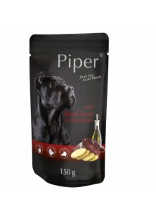 Piper - Hrana umeda cu carne de vita si cartofi pentru caini adulti - Img 2
