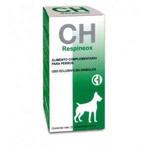 Respineox - supliment nutritiv pentru susținerea aparatului respirator la câini, 20 comprimate