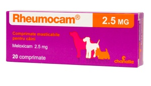 Rheumocam 2,5 mg – Comprimate masticabile pentru caini, 20 comprimate