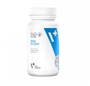 Skin&Coat Twist Off VetExpert – Supliment veterinar pentru sanatatea pielii si blanii, 30 capsule