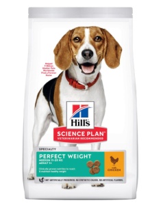 SP CANINE ADULT PERFECT WEIGHT MED CHK - Hrana uscata cu pui pentru caini adulti cu tendinta de ingrasare - Img 2