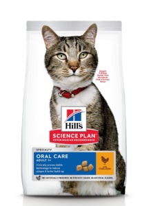 SP FELINE ADULT ORAL CARE CHK - Hrana uscata pentru pisici cu pui pentru ingrijirea orala