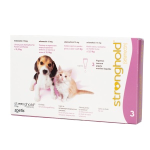 Stronghold 15 mg – Antiparazitar complet pentru caini si pisici sub 2,5 kg 3 Pipete