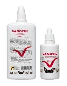 Vanotic – Solutie otica pentru igiena si ingrijirea urechilor la caini si pisici