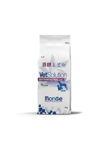 12 kg Monge Vetsolution Gastrointestinal Adult -Hrana uscata dietetica completa pentru caini adulti cu probleme digestive