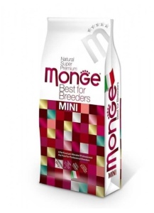 15 kg Monge Mini Somon Puppy&Junior - Hrana completa uscata cu somon si orez pentru catei de talie mica