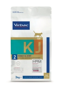 3 kg Virbac Veterinary HPM KJ2 Cat Kidney & Joint – Hrana uscata dietetica pentru pisici adulte cu osteoartrita si insuficienta renala cronica