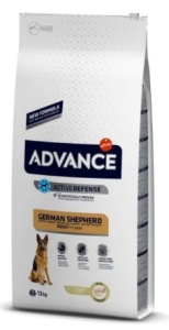 Advance German Shepherd Adult – Hrana uscata cu curcan pentru caini de rasa Ciobanesc German 12 kg