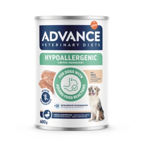 Advance Veterinary Diets Dog Hypoallergenic -Hrana umeda cu rata dietetica pentru alergii sau intolerante alimentare