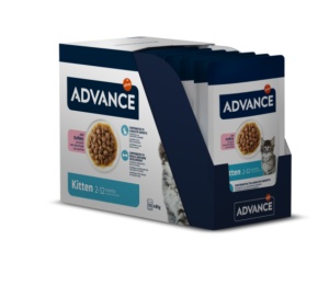Advance Wet Kitten – Hrana umeda cu curcan pentru pisicute sub un an