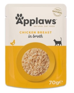 Applaws Cat – Piept de Pui in Supa, hrana umeda completa pentru pisici adulte