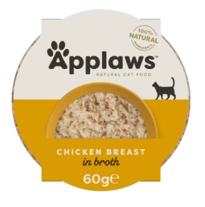 Applaws Cat Adult – Piept de Pui cu Orez Salbatic in Supa, hrana umeda complementara, 60g