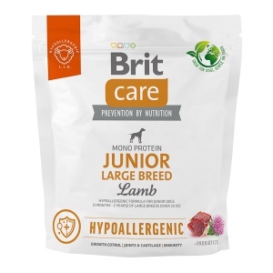 Brit Care Dog Hypoallergenic Junior Large Breed - Hrana uscata cu miel pentru caini tineri (3 luni – 2 ani) de talie mare (peste 25 kg)