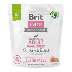 Brit Care Dog Sustainable Adult Small Breed - Hrana uscata cu pui pentru caini adulti de talie mica