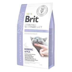 Brit Grain Free Veterinary Diets Cat Gastrointestinal – Hrana uscata dietetica cu hering pentru digestie sensibila - Img 2