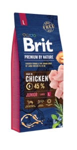 Brit Premium by Nature Junior L - Hrana uscata cu pui pentru caini juniori de talie mare (L) - Img 2