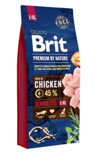 Brit Premium by Nature Senior L plus XL - Hrana uscata completa, special formulata pentru caini seniori (+7 ani) de talie mare si foarte mare (25–90 kg) - Img 2